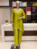 Lime Aura Kurta Set