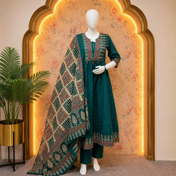 Emerald Heritage Kurta Set