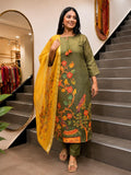 Olive Garden Printed Kurta Set