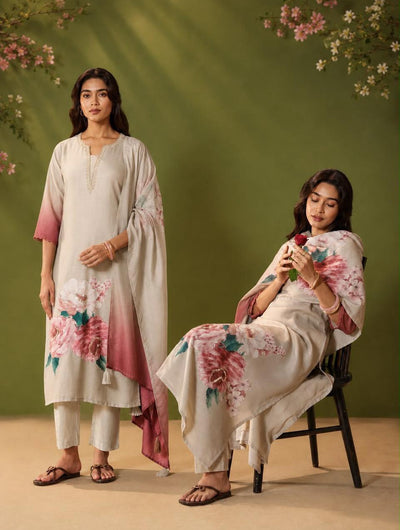 Blush Garden Floral Suit Set