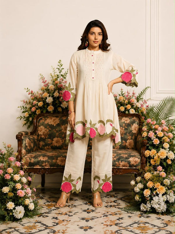 Ivory Bloom Co-Ord Set